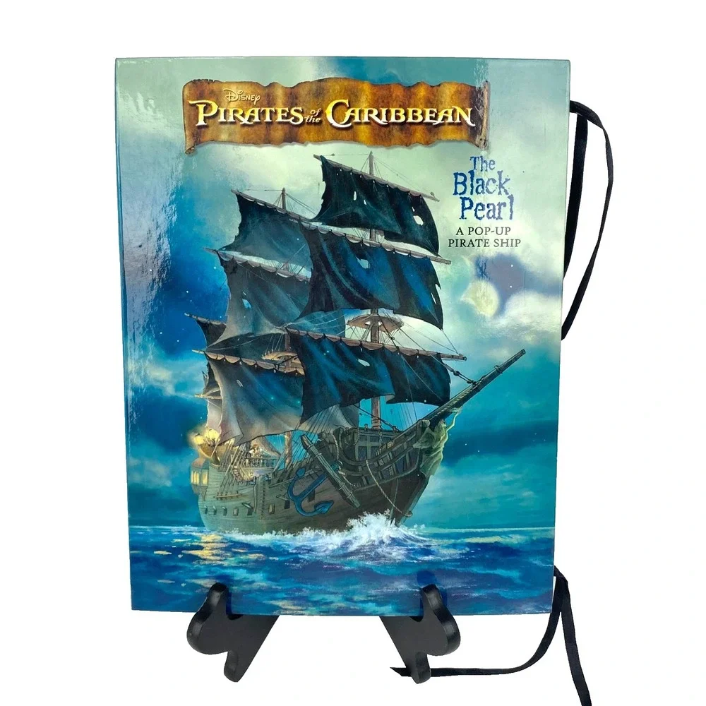 Disney Pirates Of The Caribbean Black Pearl Pop Up Pirate Ship Book 2007
